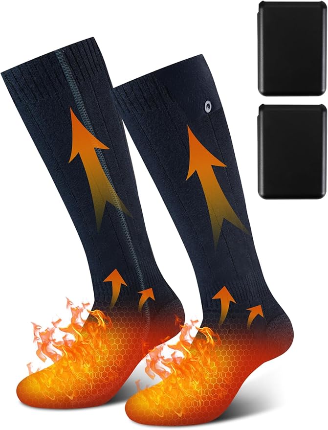 Electric Heating Socks, Battery Sold Separately, Heating Socks, Electric Heating Socks, Unisex, Free Size