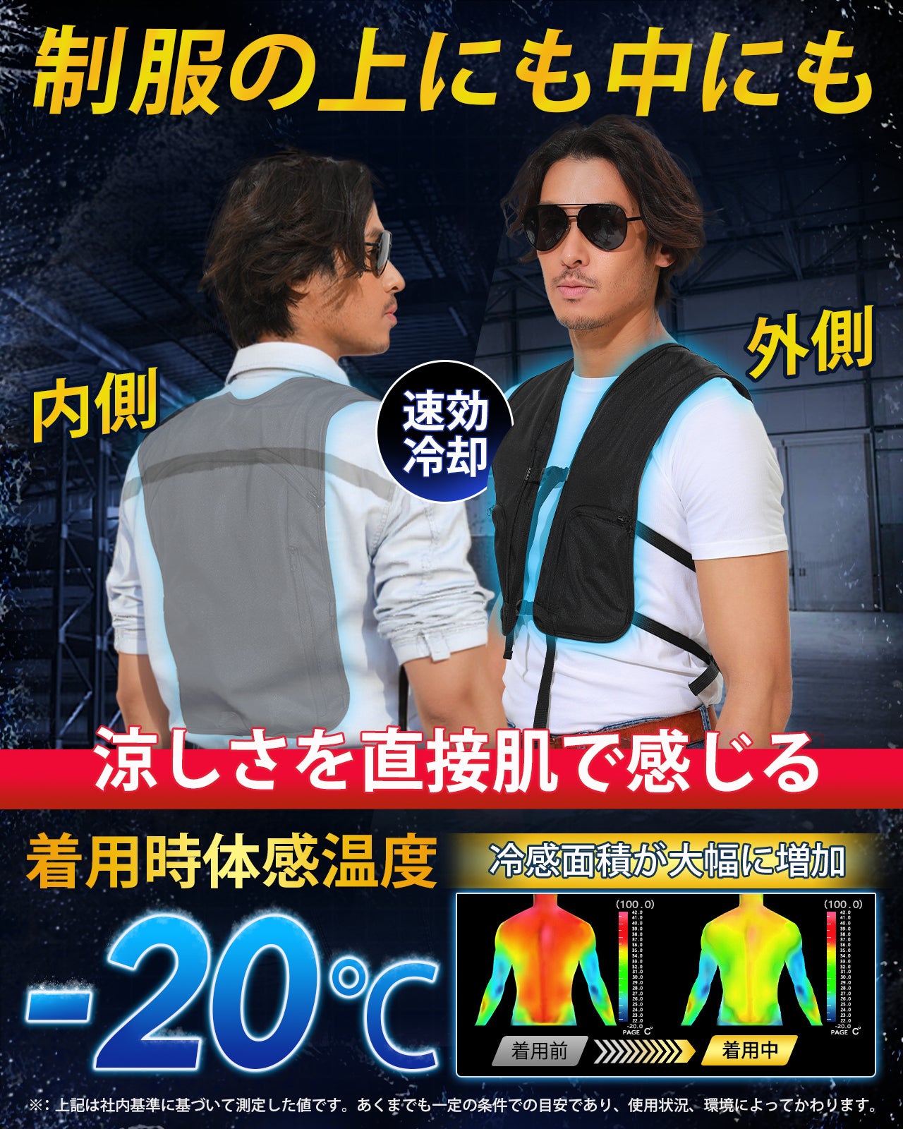 2025|水冷ベスト 体感温度-20度