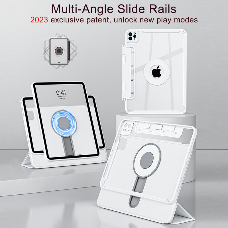 iPad ケース マグネットス吸着式 折りたたみ