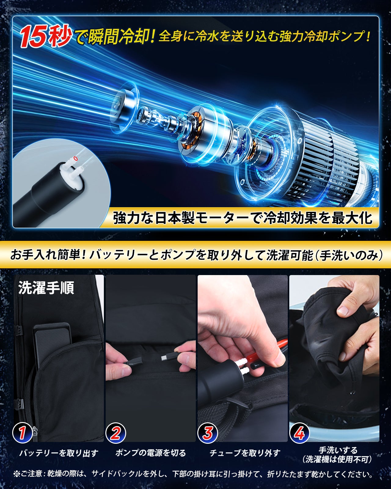 2025|水冷ベスト 体感温度-20度