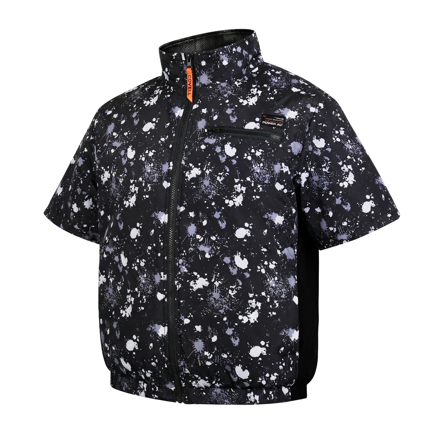 空調冷風服【半袖、ポリエステル100%、9カラー、S~7L】