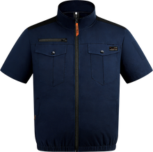 空調冷風服【半袖、綿100％、7カラー、S~7L】