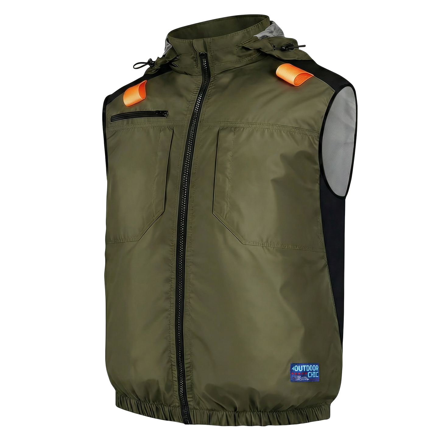 空調冷風服【ハイバックファン、ポリエステル100%、12カラー、S~7L】