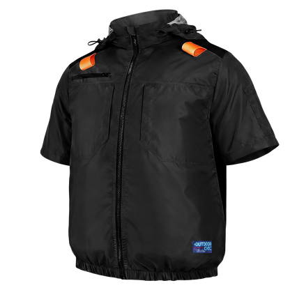 空調冷風服【ハイバックファン、ポリエステル100%、12カラー、S~7L】