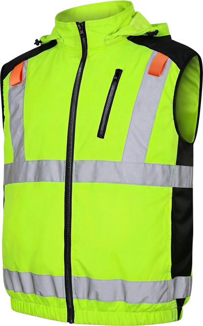 空調冷風服【ハイバックファン、ポリエステル100%、12カラー、S~7L】