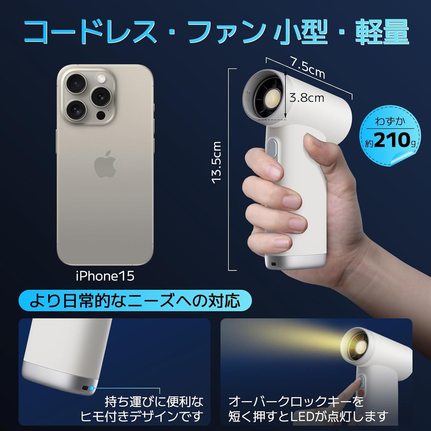 エアダスター 車内/エアコン/ほこり取り/ペット風呂/花粉症防止/パソコン掃除