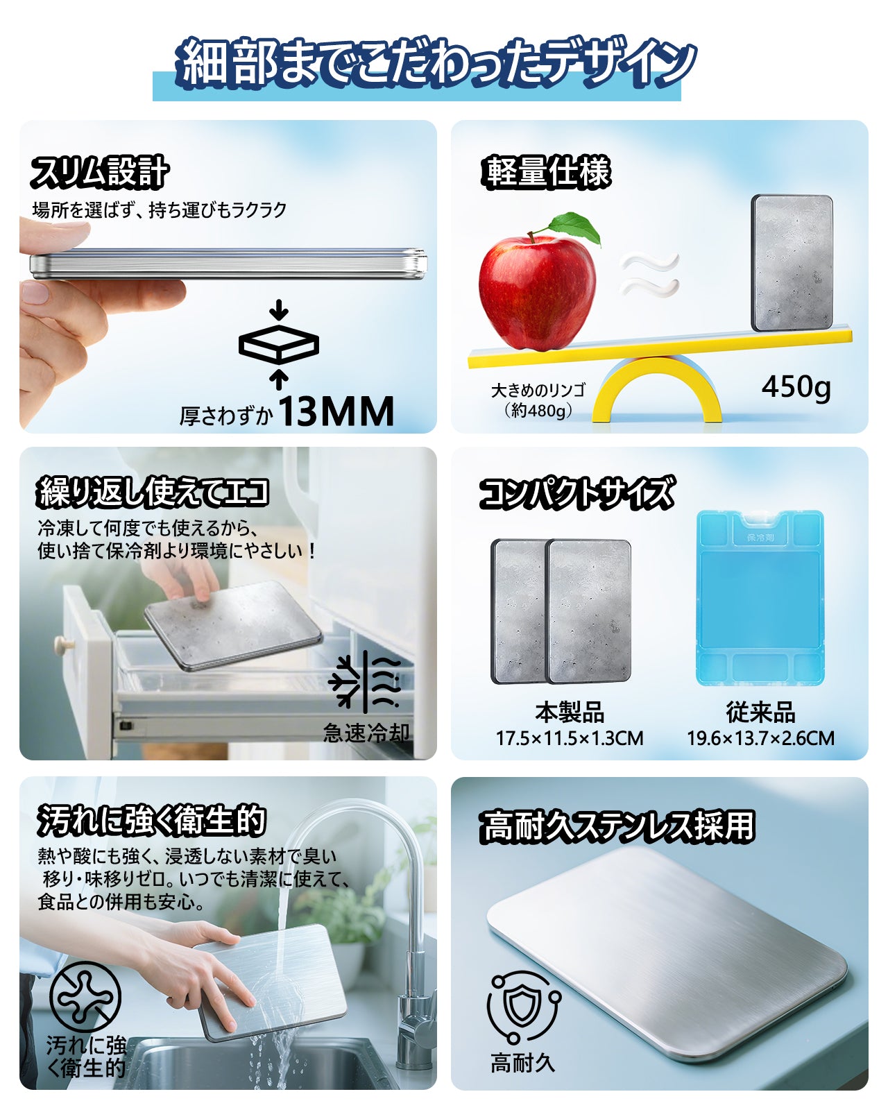 ステンレス製保冷剤