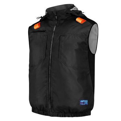 空調冷風服【ハイバックファン、ポリエステル100%、12カラー、S~7L】