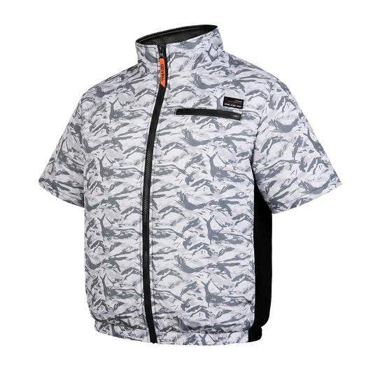 空調冷風服【半袖、ポリエステル100%、9カラー、S~7L】