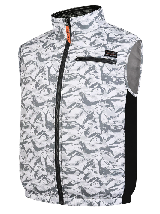 空調冷風服【ベスト、12カラー、ポリエステル100％】