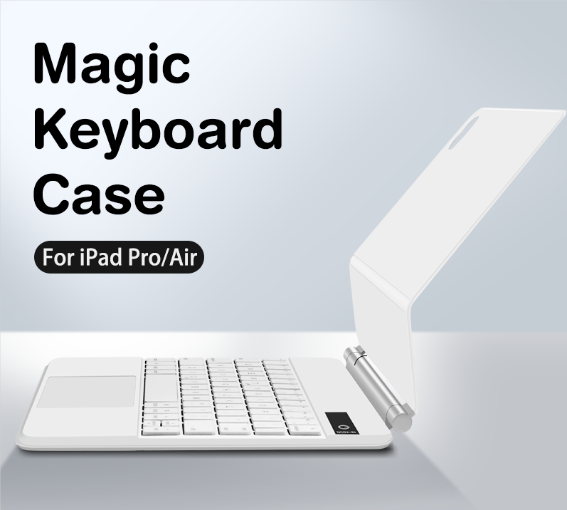日本公式【即納】 HOU マジックキーボード iPadキーボード 磁気吸着 ピンク ノートPCケース